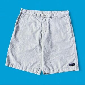Patagonia Organic Cotton Beige Relaxed Fit Chino Shorts Mens 34x9 Hike Style
